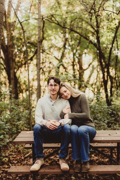 Hubertus WI Engagement Session at Glacier Hills County Park