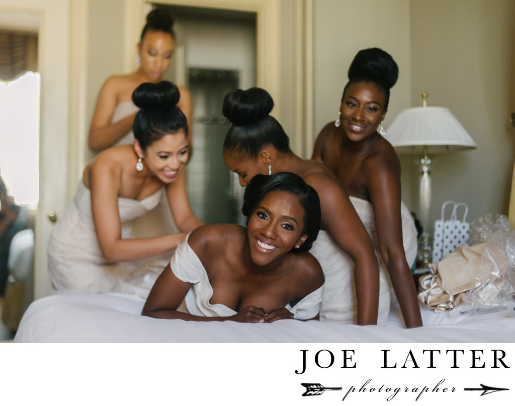Best Wedding Phot of African American Bridal Party