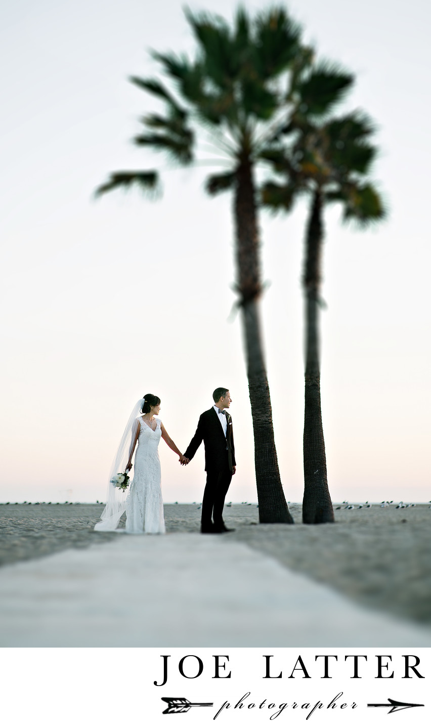 Best Wedding Photographer at the Bel-Air Bay Club in Malibu California