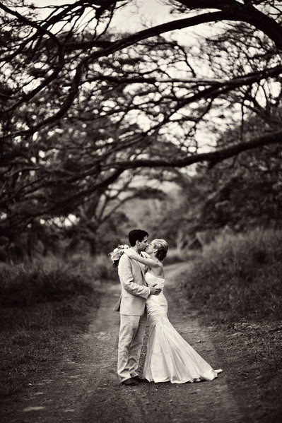 Hawaii Vintage Wedding Photographer at Kualoa Ranch