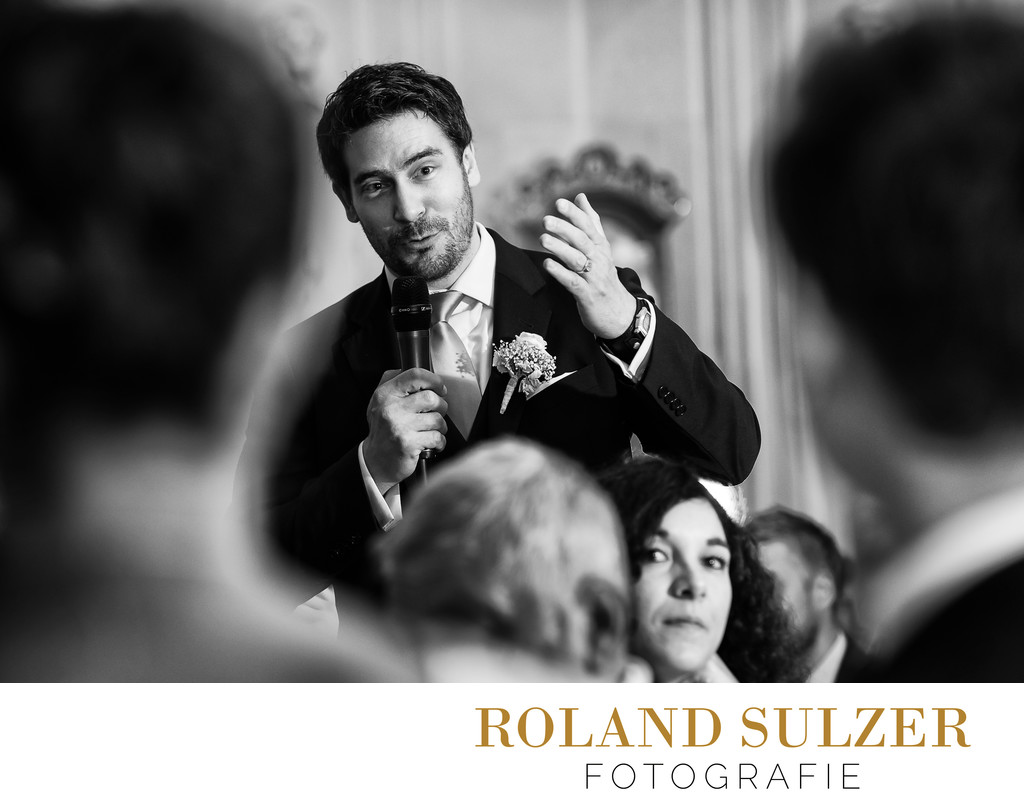 Rede vom Trauzeugen bei Hochzeit in Salzburg
