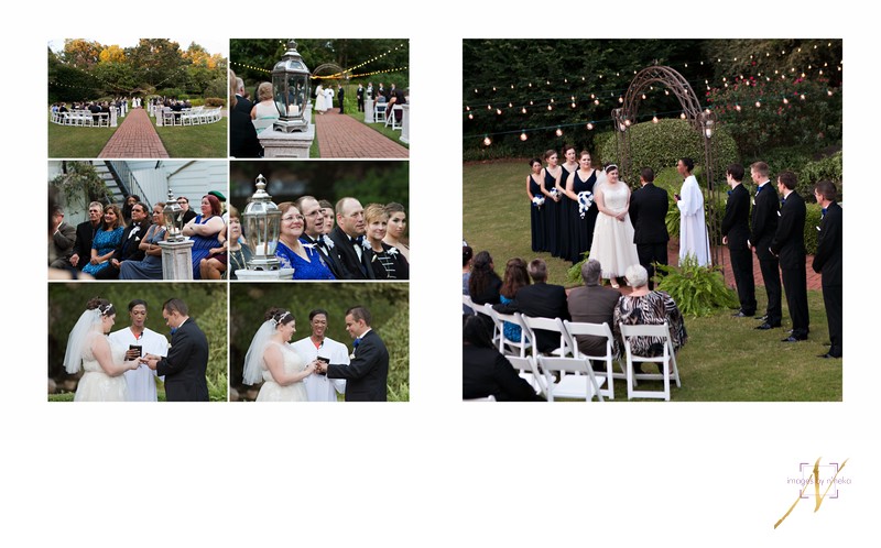 Wedding Ceremony at Little Gardens