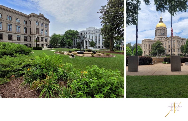 simple collage (4 × 2.1 in) - GA State Capitol