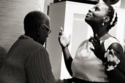 Bride with grandmother