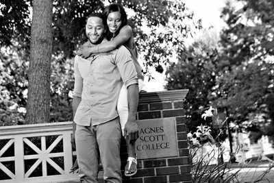 Agnes Scott College Decatur engagement photos
