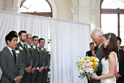 dekalb historic courthouse wedding ceremony