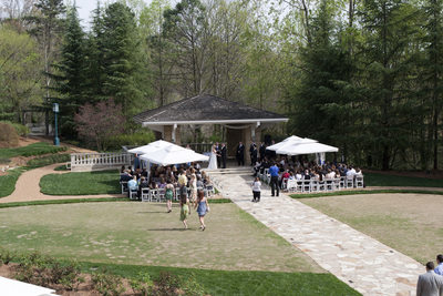 Villa Christina outdoor ceremony