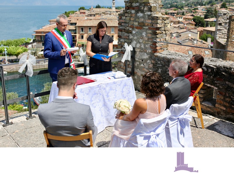 Wedding in Torri del Benaco, Hochzeit in Italien.