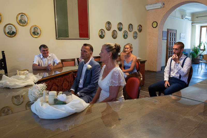 Wedding in Lazise Town Hall