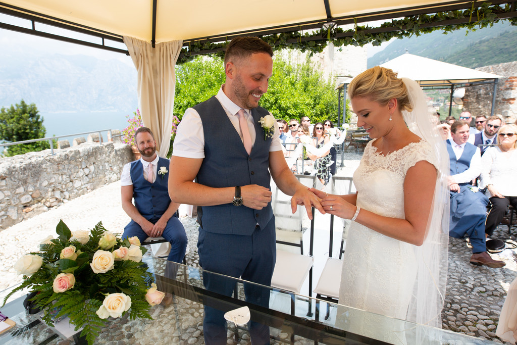 Captivating, romantic castle weddings on Lake Garda.
