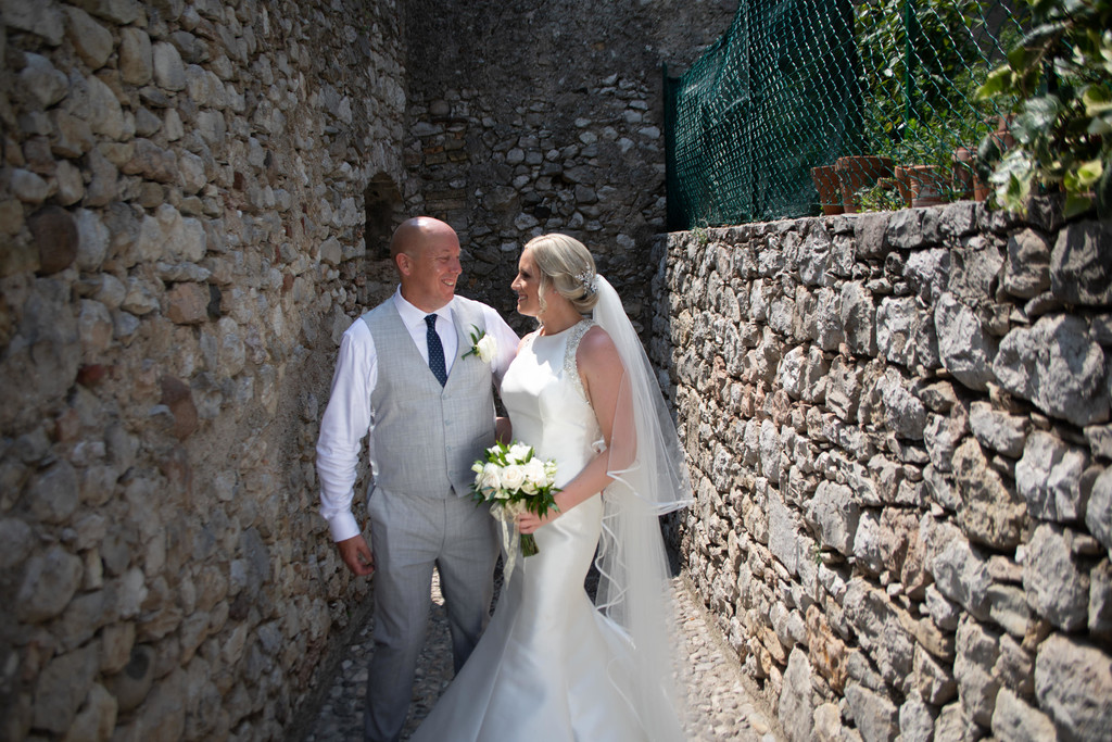 Father and Daughter in Malcesine Castle