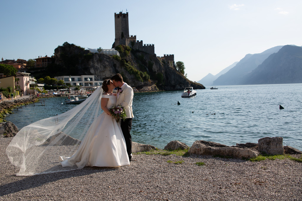 Roxanne and Anthony by Lake Garda, Italy