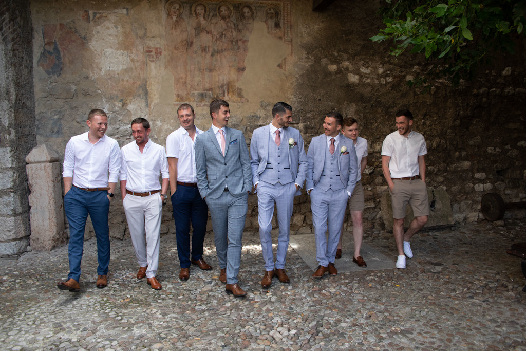 Boys will be boys, Malcesine, Italy Lake Garda Weddings