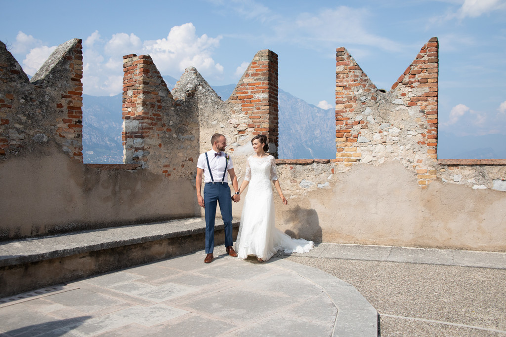 Josh & Lisa Wedding Malcesine Castle, Italy