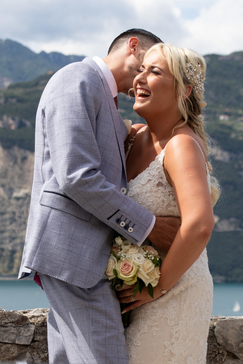 Happiness created by Lake Garda Weddings.