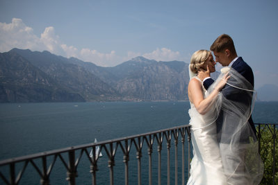 Dazzling wedding photography on Garda Lake, Italy