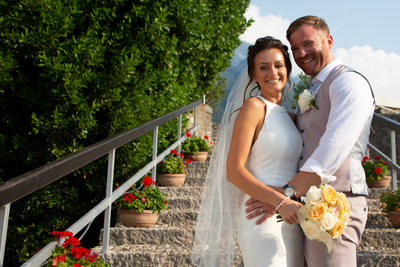 Kim & Gareth wedding Malcesine Castle, Photo session