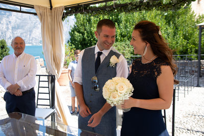 Love at first glance in Malcesine Castle
