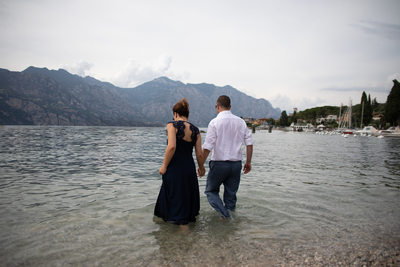 Let the trash the dress begins on Lake Garda
