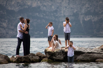 No privacy for the bride & groom on Lake Garda