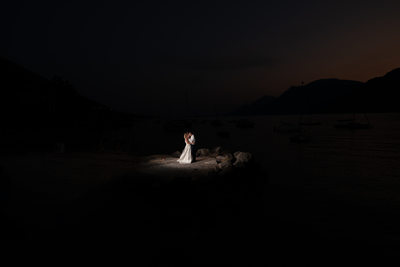Dark Night Photos Lake Garda, Italy.