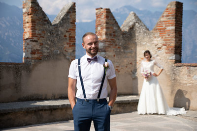 Lisa & Josh, Wedding in Malcesine Castle, Italy