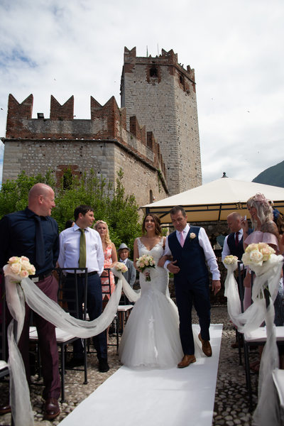 Malcesine Once in a lifetime wedding venue in Italy castle