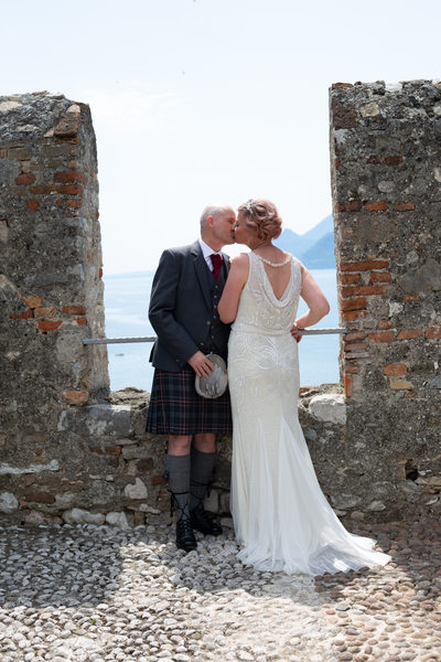 Lake Garda Scottish wedding 