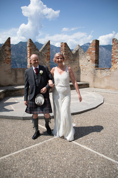 marriage in Malcesine castle