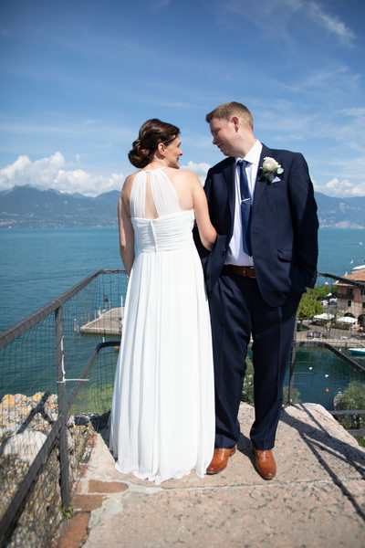 Loved up weddings in Torri del Benaco, Lake Garda