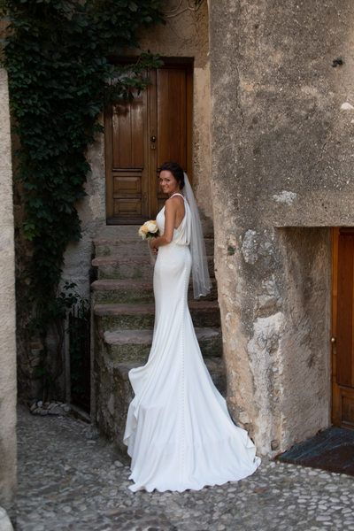 Kim & Gareth Malcesine, Lake Garda. Bridal portraits