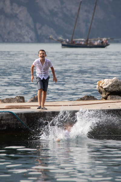 Kids just want to have fun on Lake Garda