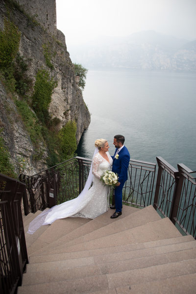 Stunning view for a stunning couple in Malcesine