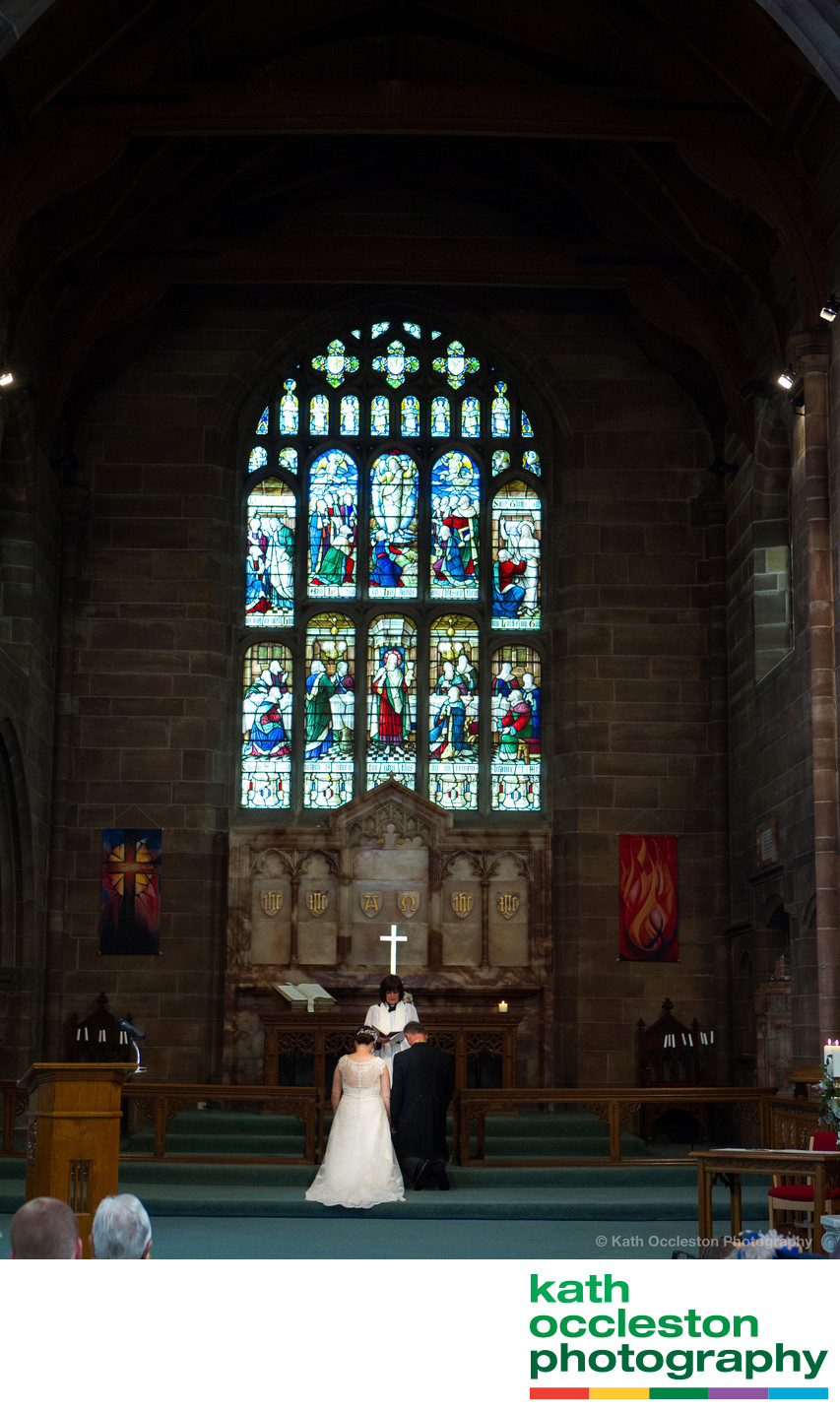 Church wedding photography