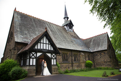 Wedding photography at St Peter's Church, Salesbury