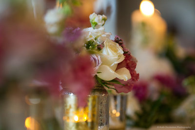 Wedding Flowers on Top Table