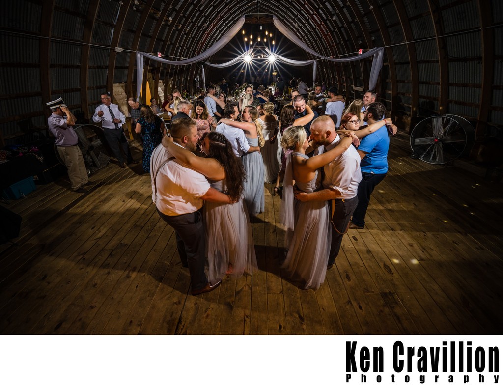 Poplar Creek Oshkosh Farm Barn Wedding Photo 095