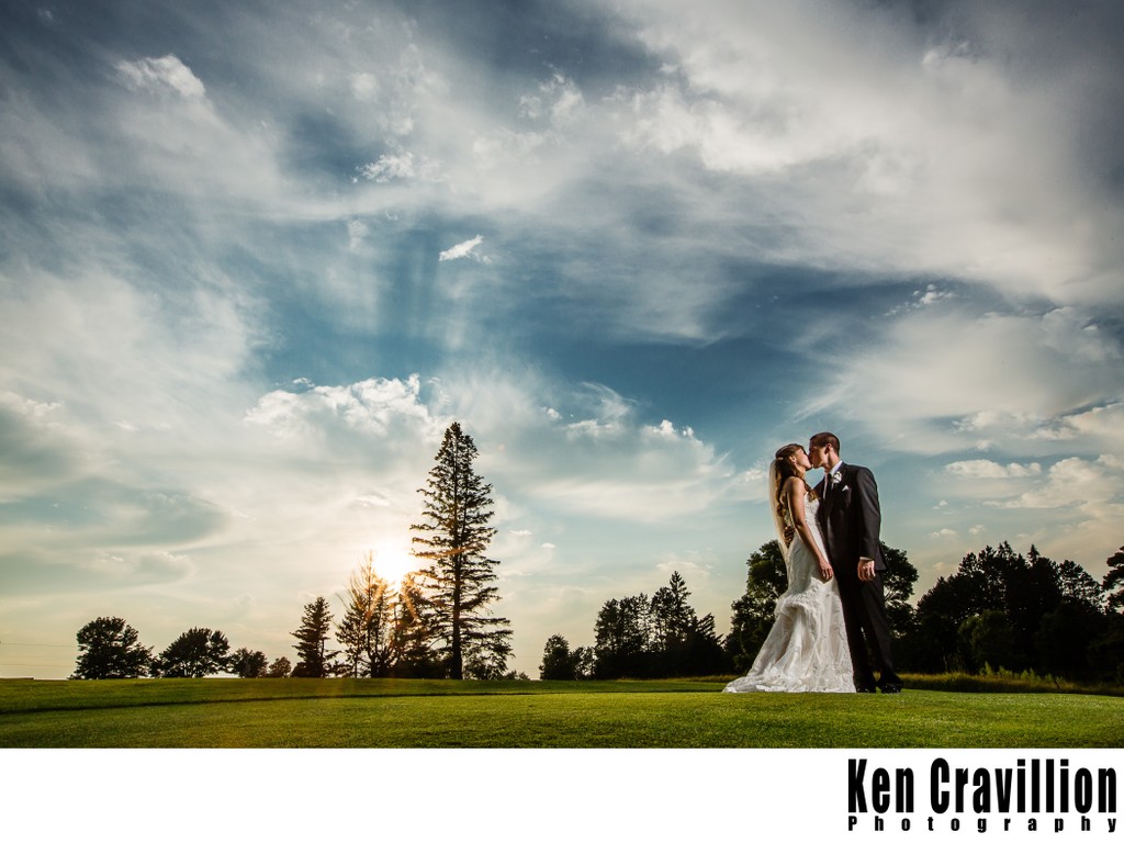 Antigo Wisconsin Sunset Wedding Photography