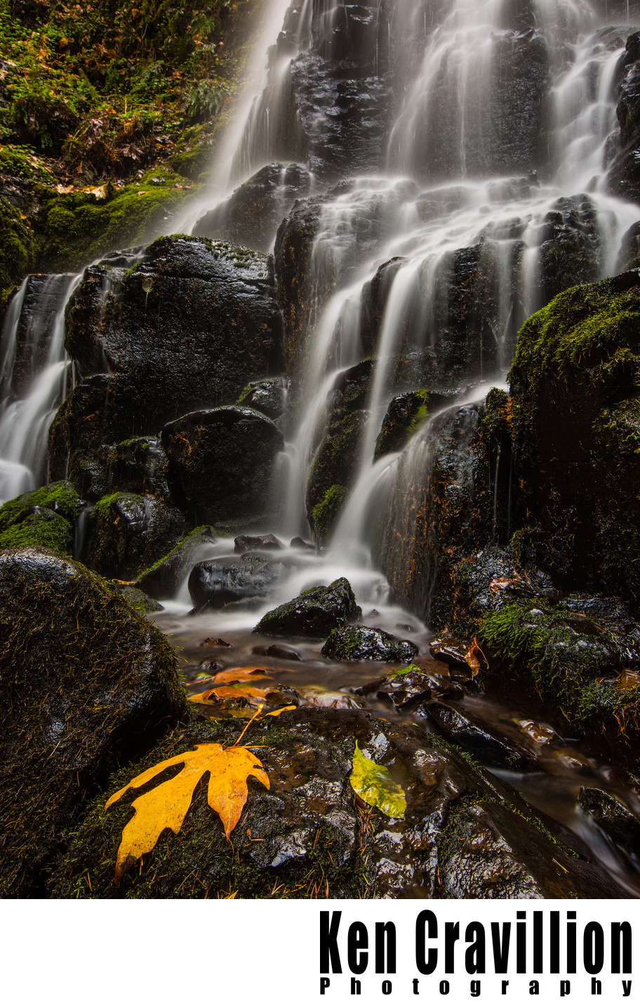Fairy Falls Columbia River Oregon Photograph