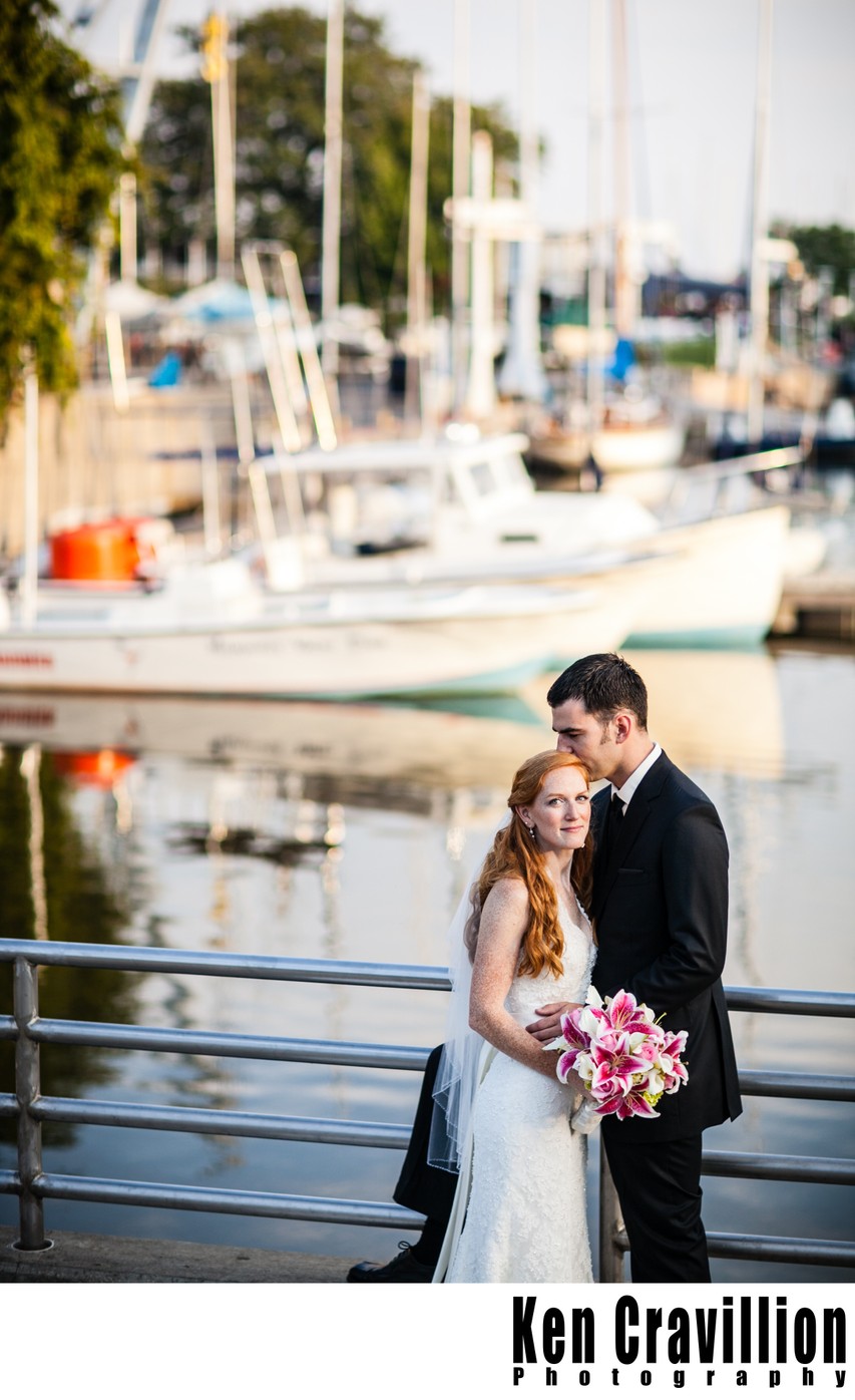 Wedding Photographer Milwaukee Yacht Club Portrait