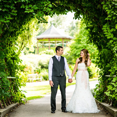 Green Bay Botanical Garden Wedding Photographer