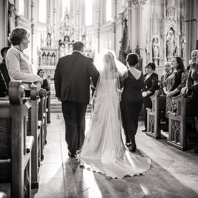 Oshkosh Cathedral Church Wedding Photography