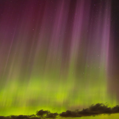 Northern Lights Aurora Central Wisconsin Photo