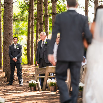 Bubolz Nature Preserve Appleton Wedding Ceremony Photo