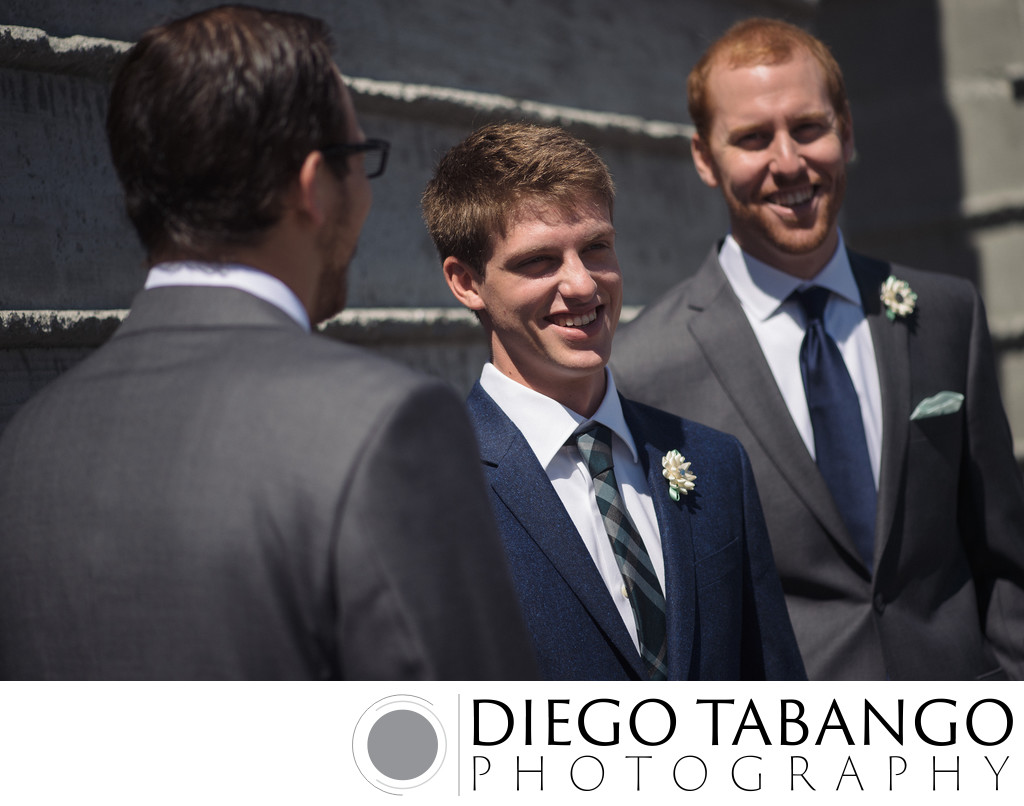 Groomsmen Wedding Photographs in Santa Cruz