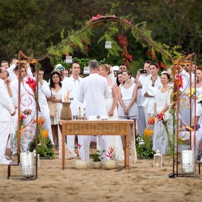 Destination Outdoor Wedding Ceremony in Brazil