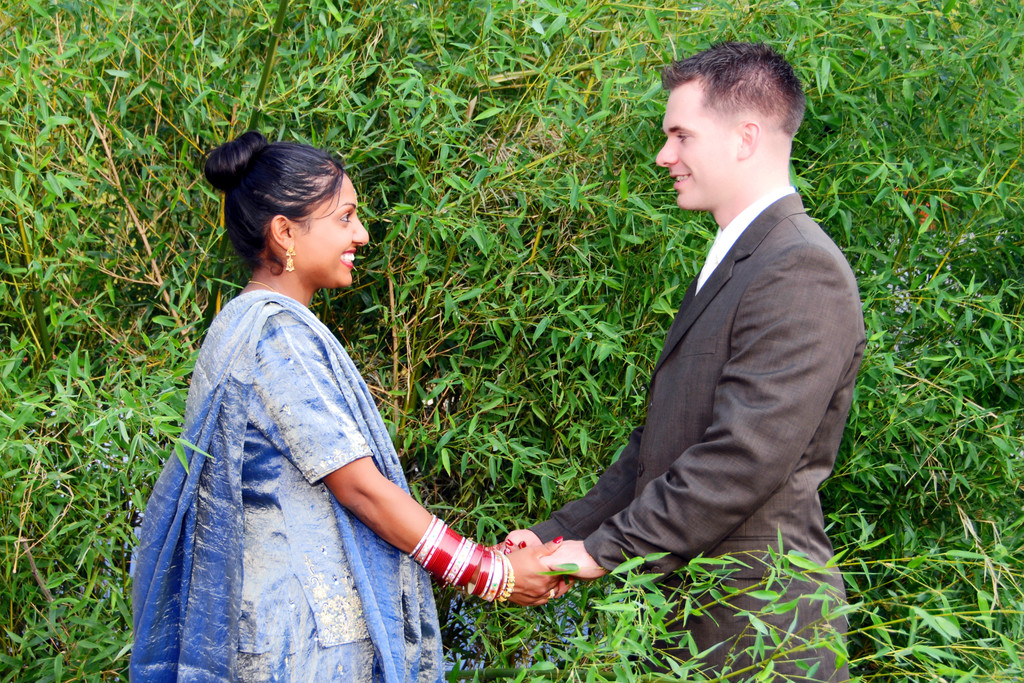 Wedding Engagement Indian American Fusion Photographers