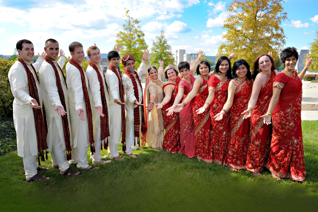 Indian Wedding Photographers Chattanooga TN Bride maids