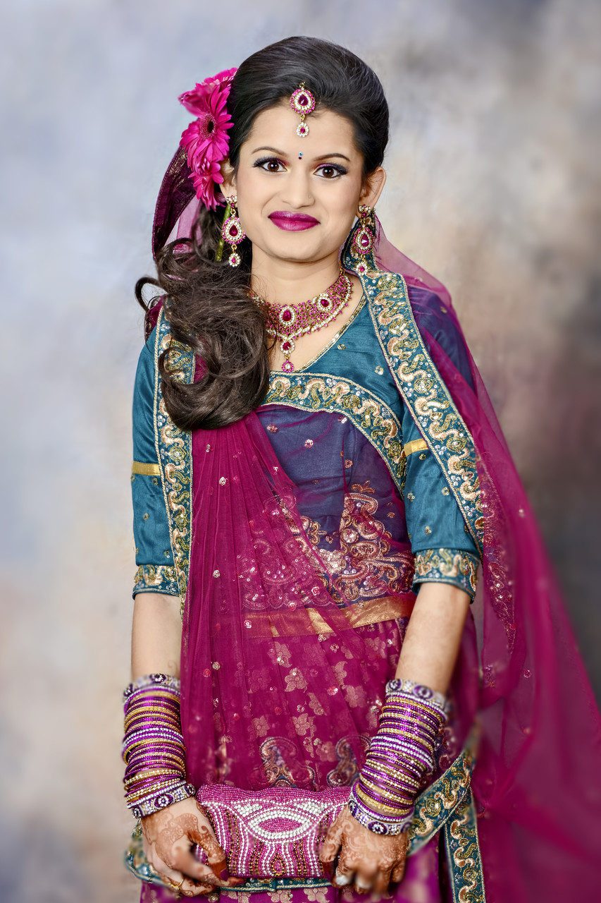 Bridal Portrait Bengali Wedding Photographer Atlanta