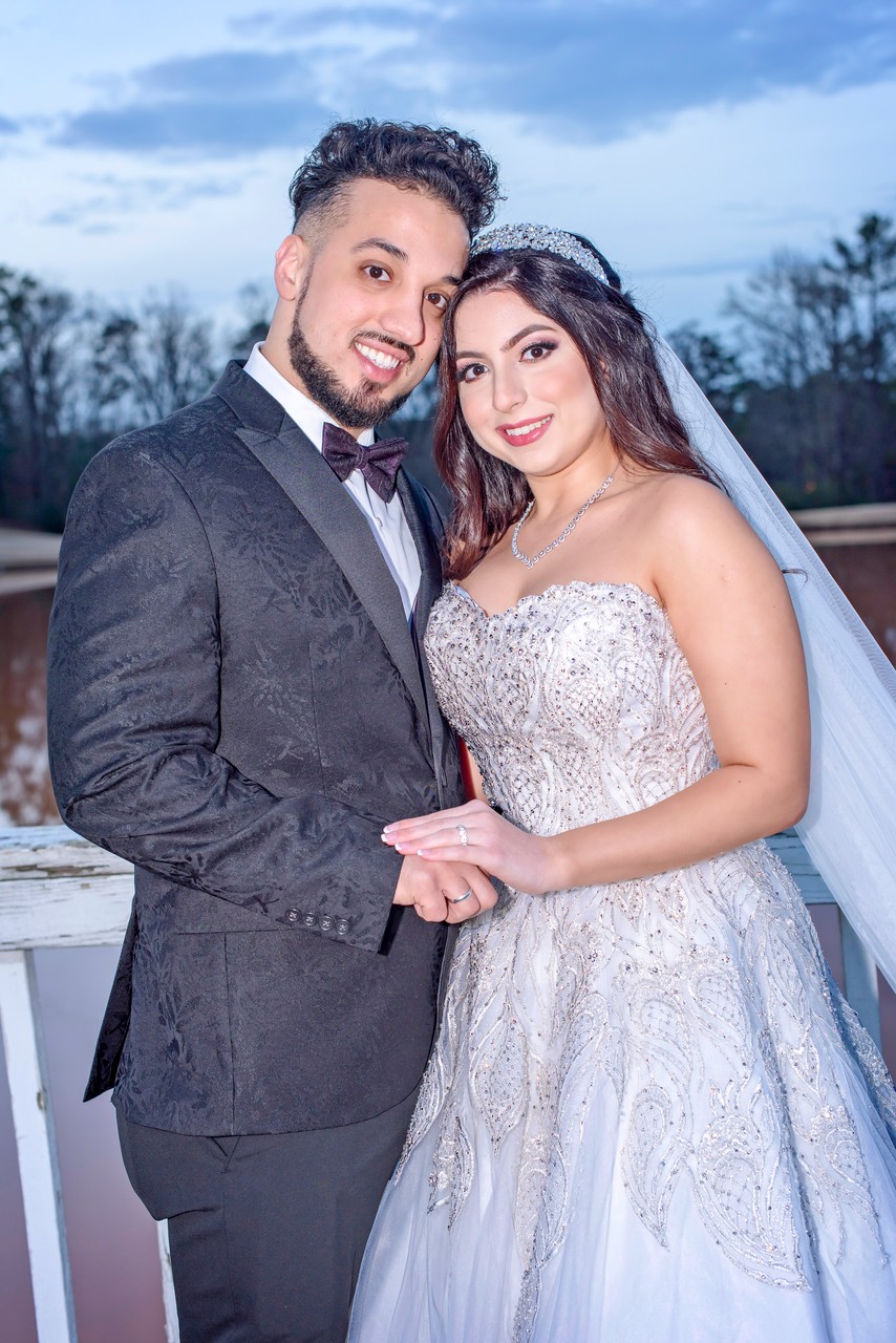 Wedding Couple Portrait at Hilton Atlanta Marietta